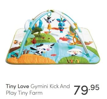 Aanbiedingen Tiny love gymini kick and play tiny farm - Tiny Love - Geldig van 23/05/2021 tot 29/05/2021 bij Baby & Tiener Megastore