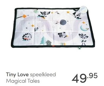 Aanbiedingen Tiny love speelkleed magical tales - Tiny Love - Geldig van 23/05/2021 tot 29/05/2021 bij Baby & Tiener Megastore
