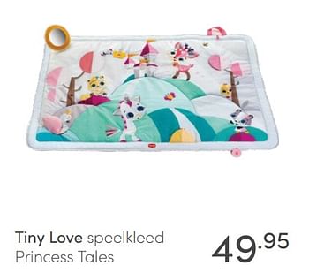 Aanbiedingen Tiny love speelkleed princess tales - Tiny Love - Geldig van 23/05/2021 tot 29/05/2021 bij Baby & Tiener Megastore