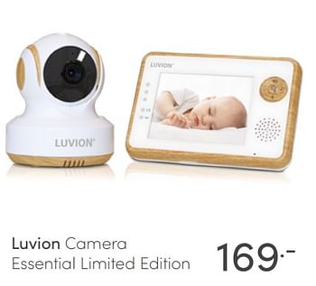 Aanbiedingen Luvion camera essential limited edition - Luvion - Geldig van 23/05/2021 tot 29/05/2021 bij Baby & Tiener Megastore