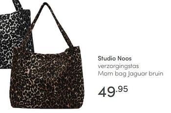 Aanbiedingen Studio noos verzorgingstas mom bag jaguar bruin - Studio Noos - Geldig van 23/05/2021 tot 29/05/2021 bij Baby & Tiener Megastore