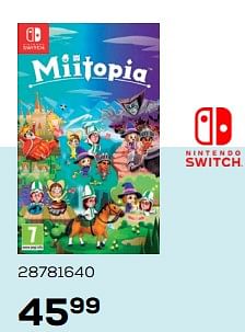 Aanbiedingen Miitopia - Nintendo - Geldig van 25/05/2021 tot 22/06/2021 bij Supra Bazar