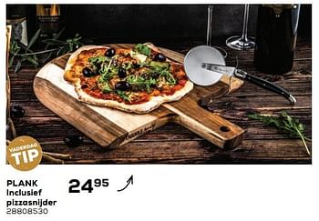 Aanbiedingen Plank inclusief pizzasnijder - Laguiole - Geldig van 25/05/2021 tot 22/06/2021 bij Supra Bazar