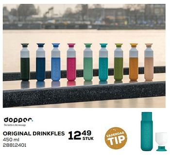Aanbiedingen Dopper original drinkfles - Dopper - Geldig van 25/05/2021 tot 22/06/2021 bij Supra Bazar