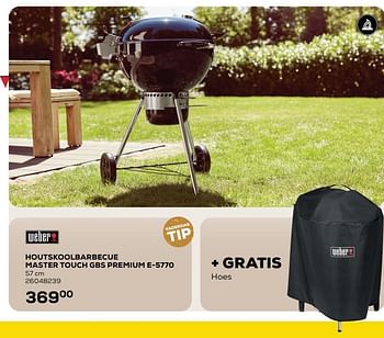 Aanbiedingen Houtskoolbarbecue master touch gbs premium e-5770 - Weber - Geldig van 25/05/2021 tot 22/06/2021 bij Supra Bazar