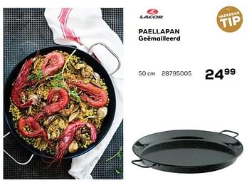 Aanbiedingen Paellapan geëmailleerd 50cm - Lacor - Geldig van 25/05/2021 tot 22/06/2021 bij Supra Bazar