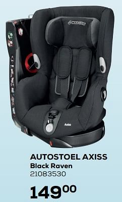 Aanbiedingen Autostoel axiss black raven - Maxi-cosi - Geldig van 25/05/2021 tot 22/06/2021 bij Supra Bazar