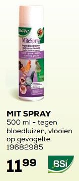 Aanbiedingen Mit spray - BSI - Geldig van 25/05/2021 tot 22/06/2021 bij Supra Bazar