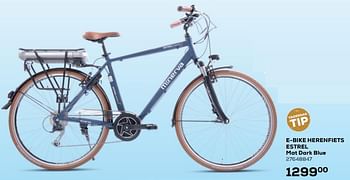 Aanbiedingen Minerva e-bike herenfiets estrel - Minerva - Geldig van 25/05/2021 tot 22/06/2021 bij Supra Bazar