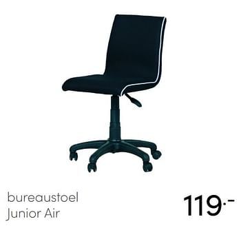 Aanbiedingen Bureaustoel junior air - Huismerk - Baby &amp; Tiener Megastore - Geldig van 30/05/2021 tot 05/06/2021 bij Baby & Tiener Megastore