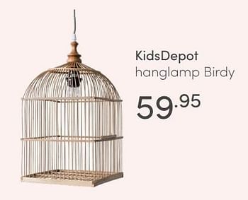 Aanbiedingen Kidsdepot hanglamp birdy - KidsDepot  - Geldig van 30/05/2021 tot 05/06/2021 bij Baby & Tiener Megastore