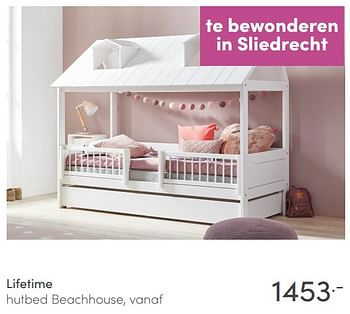 Aanbiedingen Lifetime hutbed beachhouse - Lifetime - Geldig van 30/05/2021 tot 05/06/2021 bij Baby & Tiener Megastore