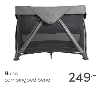 Aanbiedingen Nuna campingbed sena - Nuna - Geldig van 30/05/2021 tot 05/06/2021 bij Baby & Tiener Megastore