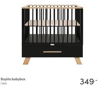 Aanbiedingen Bopita babybox lisa - Bopita - Geldig van 30/05/2021 tot 05/06/2021 bij Baby & Tiener Megastore