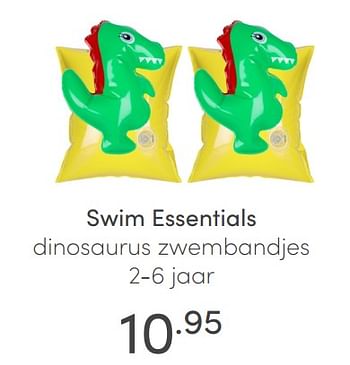 Aanbiedingen Swim essentials dinosaurus zwembandjes - Swim Essentials - Geldig van 30/05/2021 tot 05/06/2021 bij Baby & Tiener Megastore