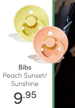 Aanbiedingen Bibs peach sunset- sunshine - Bibs - Geldig van 30/05/2021 tot 05/06/2021 bij Baby & Tiener Megastore