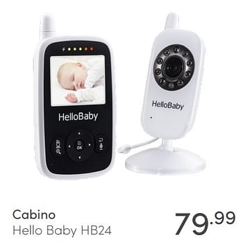 Aanbiedingen Cabino hello baby hb24 - Cabino - Geldig van 30/05/2021 tot 05/06/2021 bij Baby & Tiener Megastore