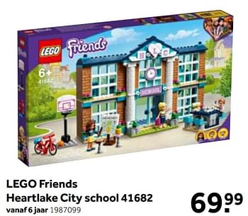 Aanbiedingen Lego friends heartlake city school 41682 - Lego - Geldig van 01/06/2021 tot 20/06/2021 bij Intertoys