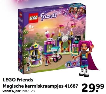 Aanbiedingen Lego friends magische kermiskraampjes 41687 - Lego - Geldig van 01/06/2021 tot 20/06/2021 bij Intertoys