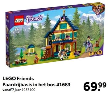 Aanbiedingen Lego friends paardrijbasis in het bos 41683 - Lego - Geldig van 01/06/2021 tot 20/06/2021 bij Intertoys