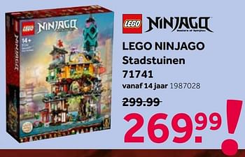 Aanbiedingen Lego ninjago stadstuinen 71741 - Lego - Geldig van 01/06/2021 tot 20/06/2021 bij Intertoys