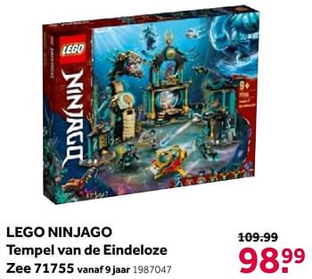 Aanbiedingen Lego ninjago tempel van de eindeloze zee 71755 - Lego - Geldig van 01/06/2021 tot 20/06/2021 bij Intertoys
