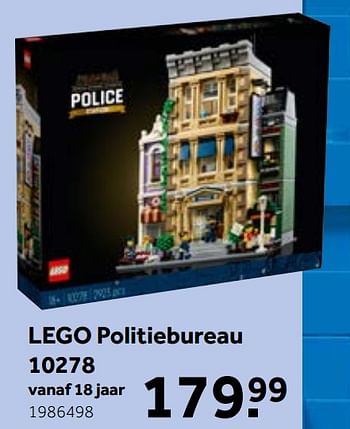 Aanbiedingen Lego politiebureau 10278 - Lego - Geldig van 01/06/2021 tot 20/06/2021 bij Intertoys
