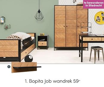 Aanbiedingen Bopita job wandrek - Bopita - Geldig van 06/06/2021 tot 12/06/2021 bij Baby & Tiener Megastore