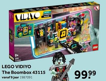 Aanbiedingen Lego vidiyo the boombox 43115 - Lego - Geldig van 01/06/2021 tot 20/06/2021 bij Intertoys