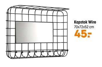 Aanbiedingen Kapstok wire - Huismerk - Kwantum - Geldig van 14/06/2021 tot 27/06/2021 bij Kwantum