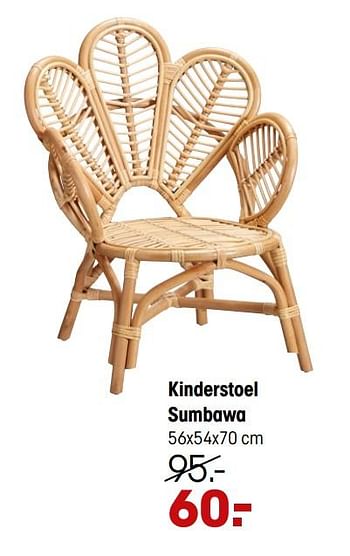 Aanbiedingen Kinderstoel sumbawa - Huismerk - Kwantum - Geldig van 14/06/2021 tot 27/06/2021 bij Kwantum