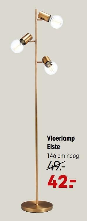 Aanbiedingen Vloerlamp elste - Huismerk - Kwantum - Geldig van 14/06/2021 tot 27/06/2021 bij Kwantum