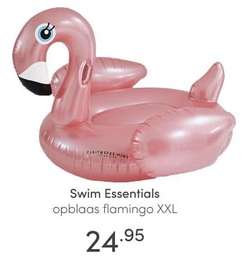 Aanbiedingen Swim essentials opblaas flamingo - Swim Essentials - Geldig van 06/06/2021 tot 12/06/2021 bij Baby & Tiener Megastore