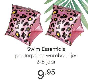 Aanbiedingen Swim essentials panterprint zwembandjes - Swim Essentials - Geldig van 06/06/2021 tot 12/06/2021 bij Baby & Tiener Megastore
