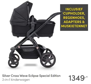 Aanbiedingen Silver cross wave eclipse special edition 2-in-1 kinderwagen - Silver Cross - Geldig van 06/06/2021 tot 12/06/2021 bij Baby & Tiener Megastore