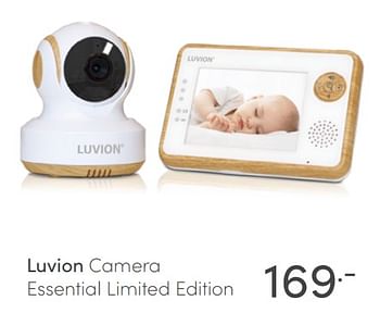 Aanbiedingen Luvion camera essential limited edition - Luvion - Geldig van 06/06/2021 tot 12/06/2021 bij Baby & Tiener Megastore