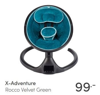 Aanbiedingen X-adventure rocco velvet green - Xadventure - Geldig van 06/06/2021 tot 12/06/2021 bij Baby & Tiener Megastore