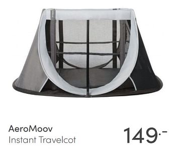 Aanbiedingen Aeromoov instant travelcot - Aeromoov - Geldig van 06/06/2021 tot 12/06/2021 bij Baby & Tiener Megastore