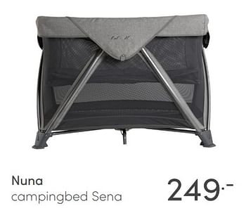 Aanbiedingen Nuna campingbed sena - Nuna - Geldig van 06/06/2021 tot 12/06/2021 bij Baby & Tiener Megastore