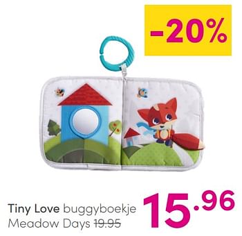 Aanbiedingen Tiny love buggyboekje meadow days - Tiny Love - Geldig van 06/06/2021 tot 12/06/2021 bij Baby & Tiener Megastore