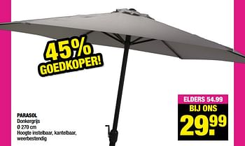 Aanbiedingen Parasol - Huismerk - Big Bazar - Geldig van 07/06/2021 tot 20/06/2021 bij Big Bazar