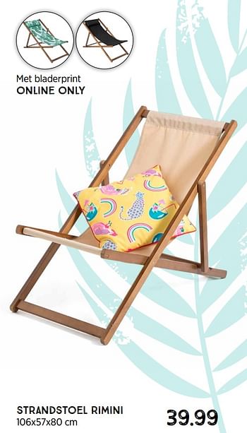 Aanbiedingen Strandstoel rimini - Huismerk - Xenos - Geldig van 24/05/2021 tot 11/07/2021 bij Xenos