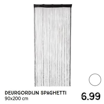 Aanbiedingen Deurgordijn spaghetti - Huismerk - Xenos - Geldig van 24/05/2021 tot 11/07/2021 bij Xenos