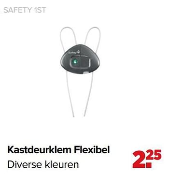 Aanbiedingen Kastdeurklem flexibel - Safety 1st - Geldig van 07/06/2021 tot 03/07/2021 bij Baby-Dump