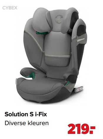 Aanbiedingen Solution s i-fix - Cybex - Geldig van 07/06/2021 tot 03/07/2021 bij Baby-Dump