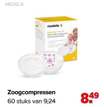 Aanbiedingen Zoogcompressen - Medela - Geldig van 07/06/2021 tot 03/07/2021 bij Baby-Dump