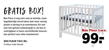 Aanbiedingen Box fleur t.w.v. - Huismerk - Baby-Dump - Geldig van 07/06/2021 tot 03/07/2021 bij Baby-Dump