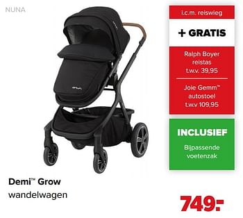 Aanbiedingen Demi grow wandelwagen - Nuna - Geldig van 07/06/2021 tot 03/07/2021 bij Baby-Dump