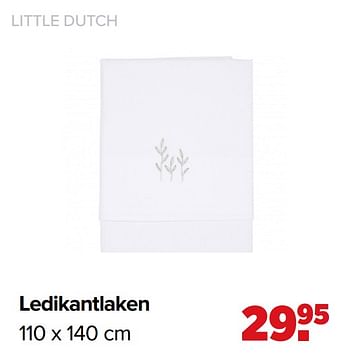 Aanbiedingen Ledikantlaken - Little Dutch - Geldig van 07/06/2021 tot 03/07/2021 bij Baby-Dump