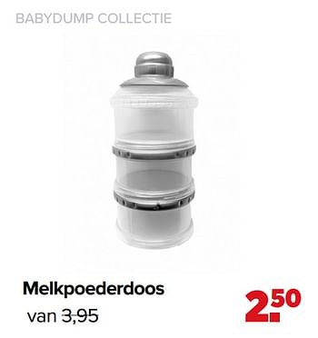 Aanbiedingen Melkpoederdoos - Huismerk - Baby-Dump - Geldig van 07/06/2021 tot 03/07/2021 bij Baby-Dump